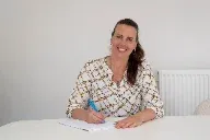 Stephanie Deprez, zaakvoerder van Leadservice in Kortrijk